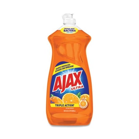 Colgate-Palmolive Ajax, Dish Detergent, Liquid, Orange Scent, 28 Oz Bottle 44678EA